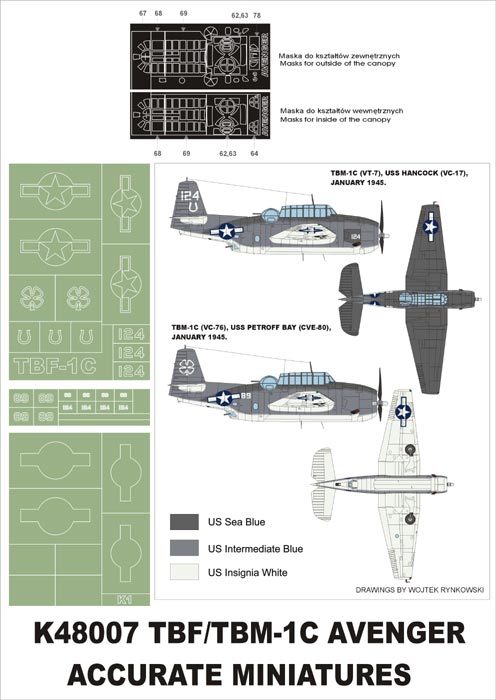 Montex MXK48007 1:48 Grumman TBM-1C Avenger