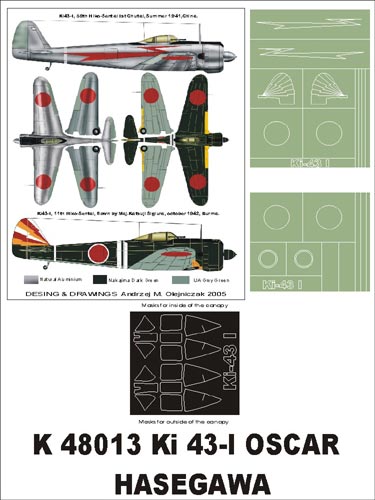 Montex MXK48013 1:48 Nakajima Ki-43-I Oscar