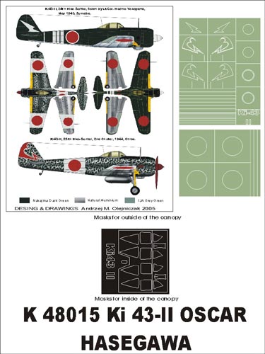 Montex MXK48015 1:48 Nakajima Ki-43-II Oscar