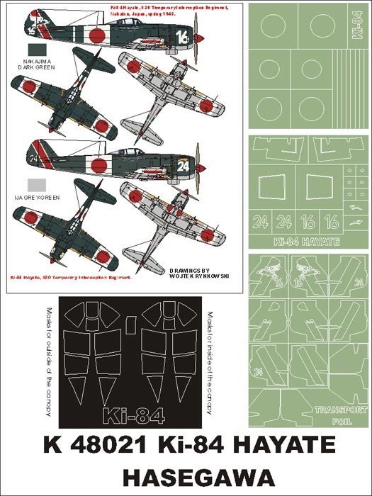 Montex MXK48021 1:48 Nakajima Ki-84 Hayate