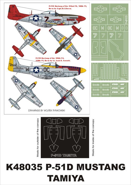 Montex MXK48035 1:48 North-American P-51D Mustang
