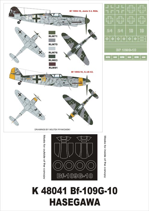 Montex MXK48041 1:48 Messerschmitt Bf-109G-10