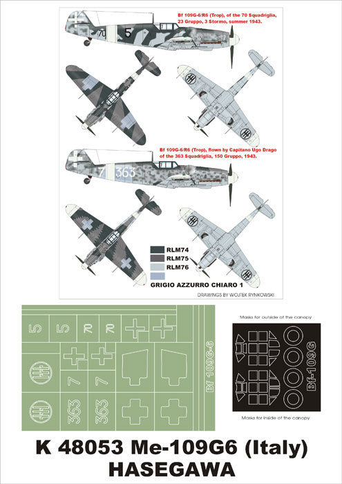 Montex MXK48053 1:48 Messerschmitt Bf-109G-6