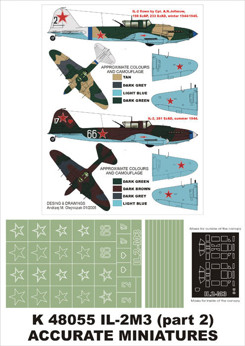 Montex MXK48055 1:48 Ilyushin Il-2M3