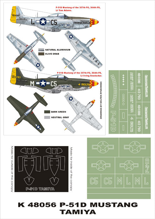 Montex MXK48056 1:48 North-American P-51D Mustang