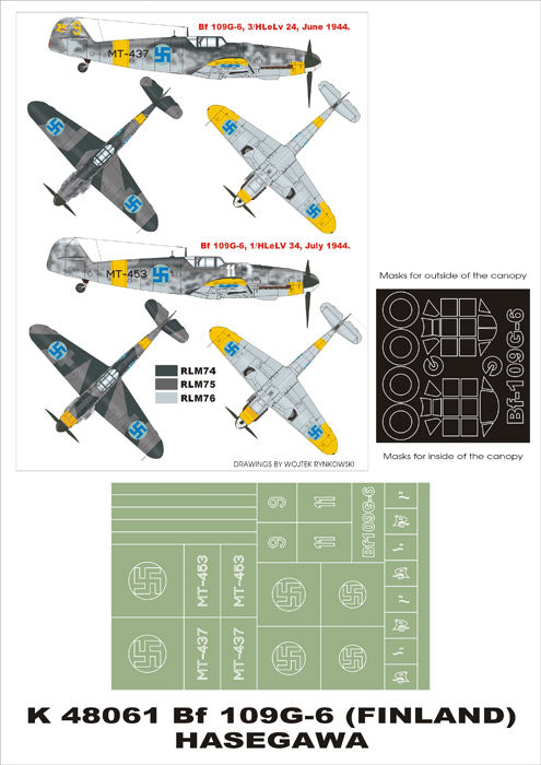 Montex MXK48061 1:48 Messerschmitt Bf-109G-6