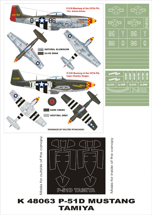 Montex MXK48063 1:48 North-American P-51D Mustang