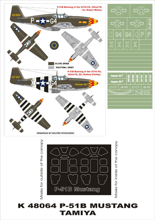 Montex MXK48064 1:48 North-American P-51B Mustang