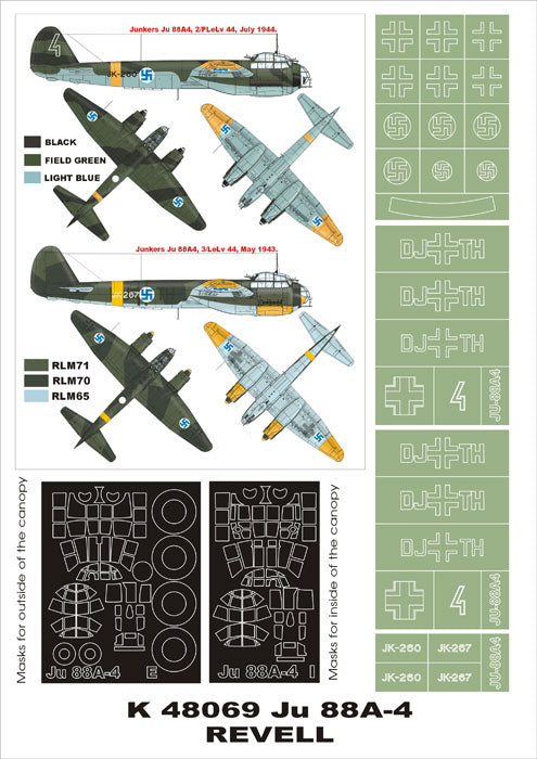 Montex MXK48069 1:48 Junkers Ju-88A4