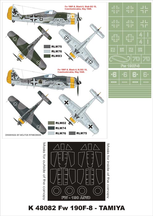 Montex MXK48082 1:48 Focke-Wulf Fw-190F-8