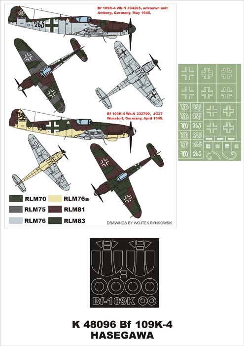 Montex MXK48096 1:48 Messerschmitt Bf-109K-4