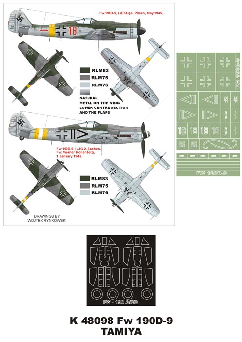 Montex MXK48098 1:48 Focke-Wulf Fw-190D-9