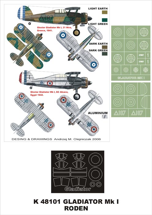 Montex MXK48101 1:48 Gloster Gladiator Mk.I