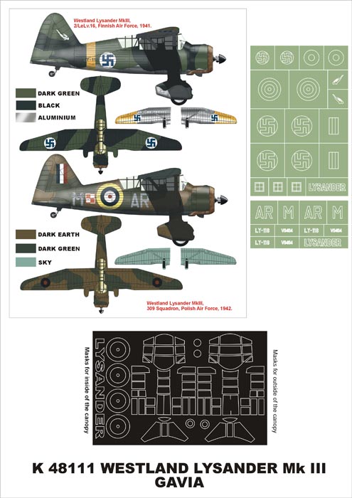 Montex MXK48111 1:48 Westland Lysander Mk.III