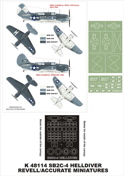 Montex MXK48114 1:48 Curtiss SB2C-4 Helldiver