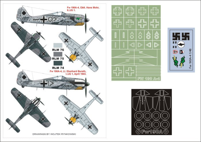 Montex MXK48139 1:48 Focke-Wulf Fw-190A-4