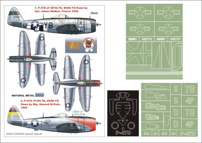 Montex MXK48143 1:48 Republic P-47D Thunderbolt 'Bubbletop' 1 canopy mask