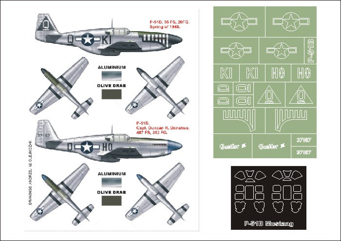 Montex MXK48147 1:48 North-American P-51B Mustang