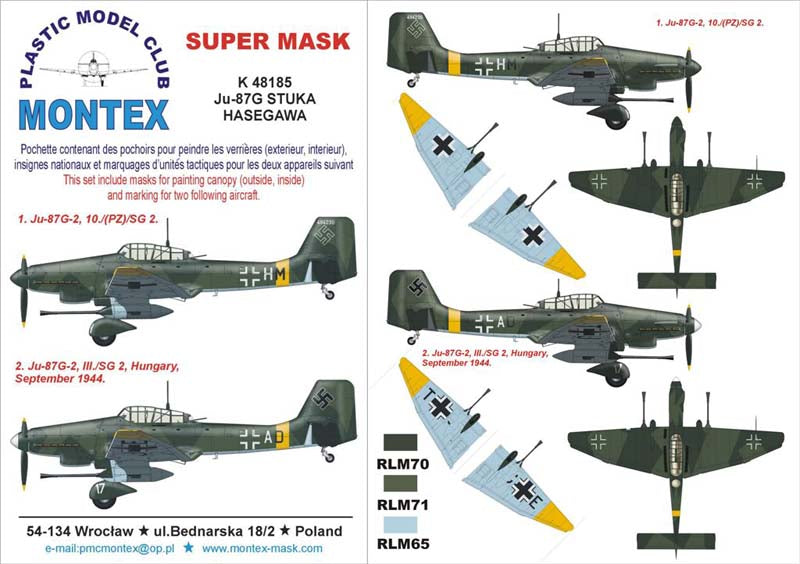 Montex MXK48185 1:48 Junkers Ju-87G 'Stuka'