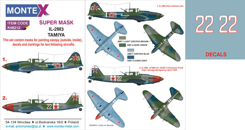Montex MXK48212 1:48 Ilyushin Il-2M3
