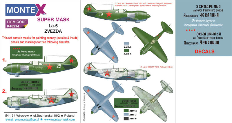 Montex MXK48214 1:48 Lavochkin La-5