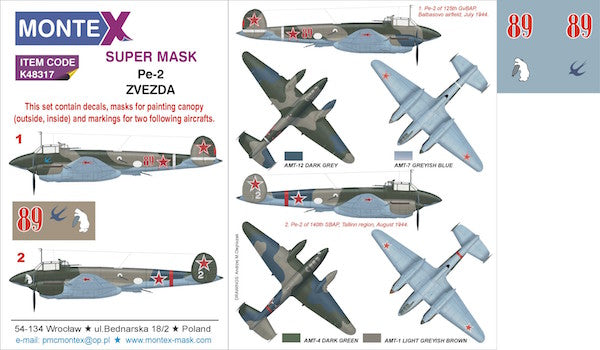 Montex MXK48317 1:48 Petlyakov Pe-2