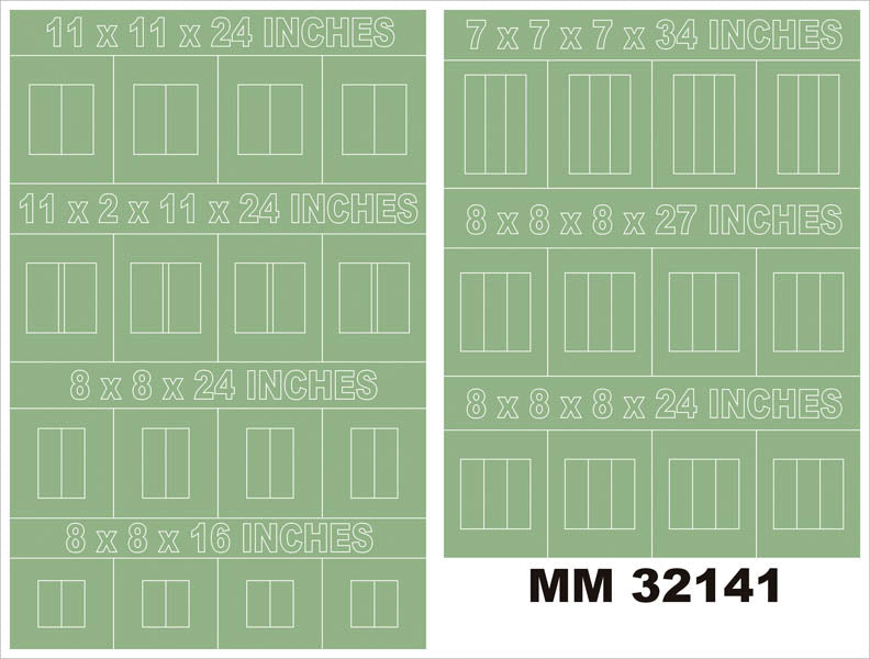 Montex MXMM32141 1:32 RAF STANDARD FIN FLASH 2 insignia masks