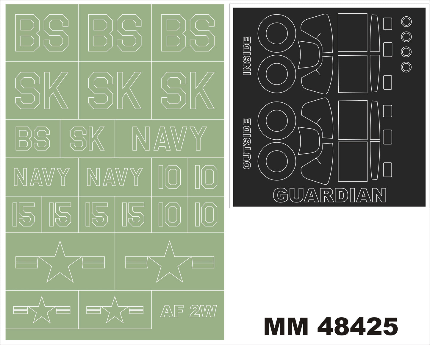 Montex MXMM48425 1:48 Grumman AF-2W GUARDIAN
