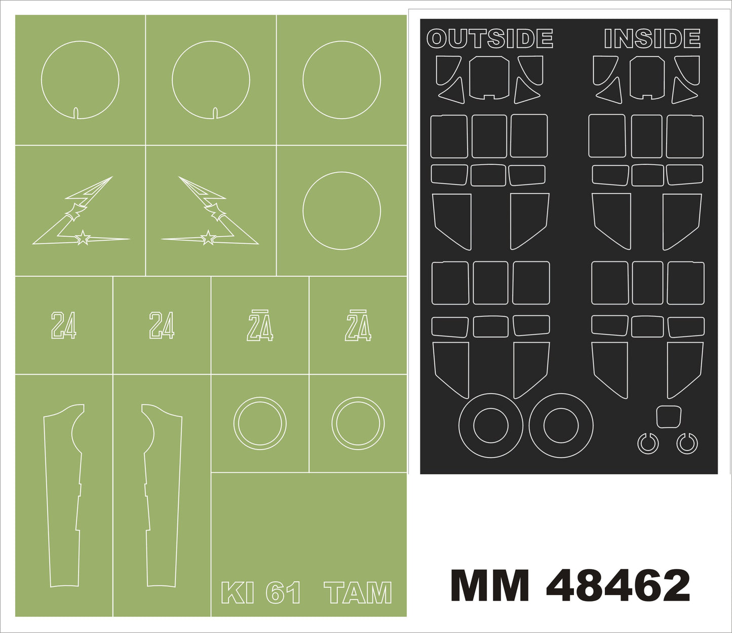 Montex MXMM48462 1:48 Kawasaki Ki-61-Id Hien