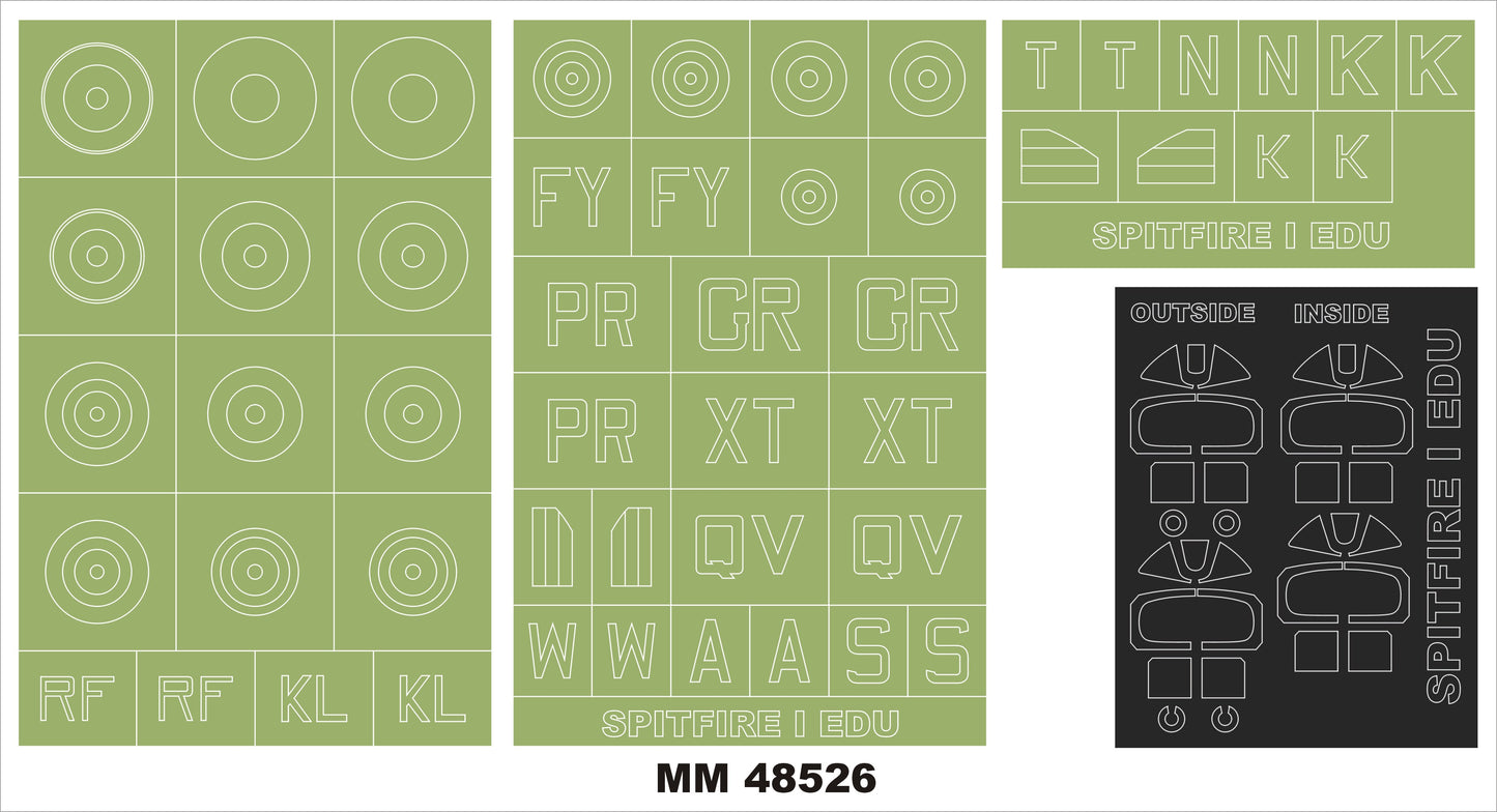 Montex MXMM48526 1:48 Supermarine Spitfire Mk.I