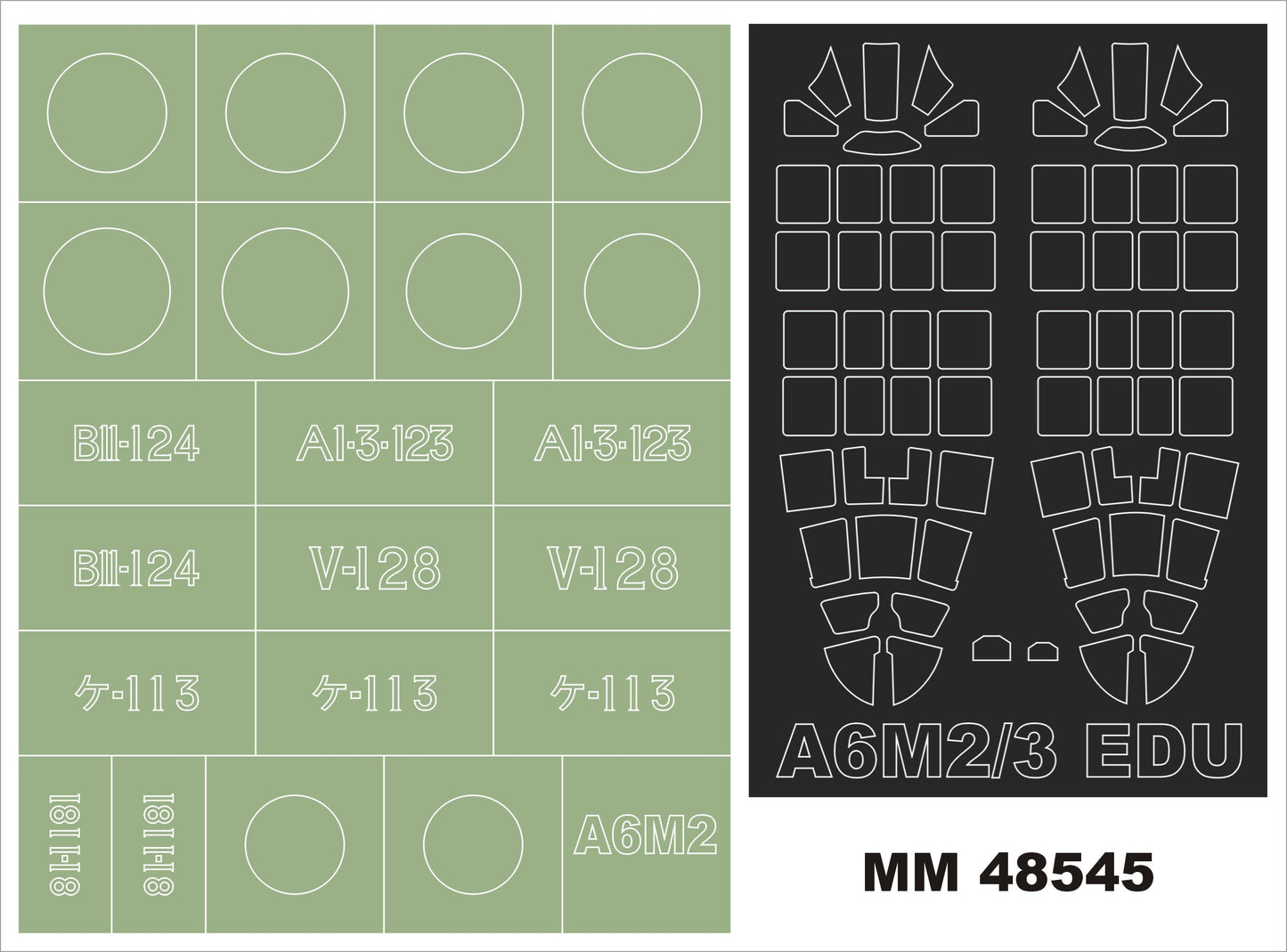 Montex MXMM48545 1:48 Mitsubishi A6M2/A6M3 ZERO