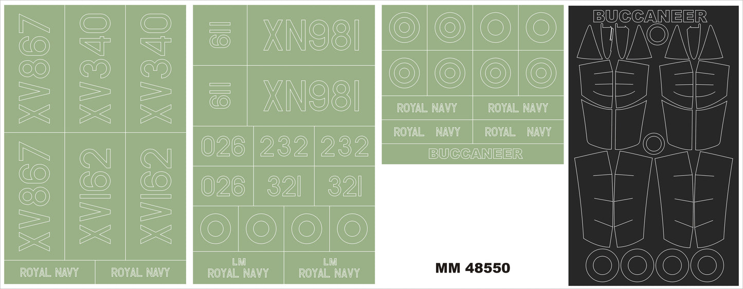 Montex MXMM48550 1:48 Blackburn BUCCANEER S.2C/D