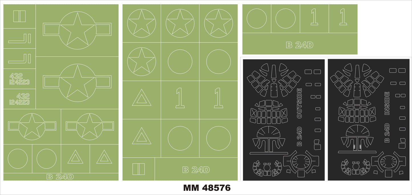 Montex MXMM48576 1:48 Consolidated B-24D LIBERATOR