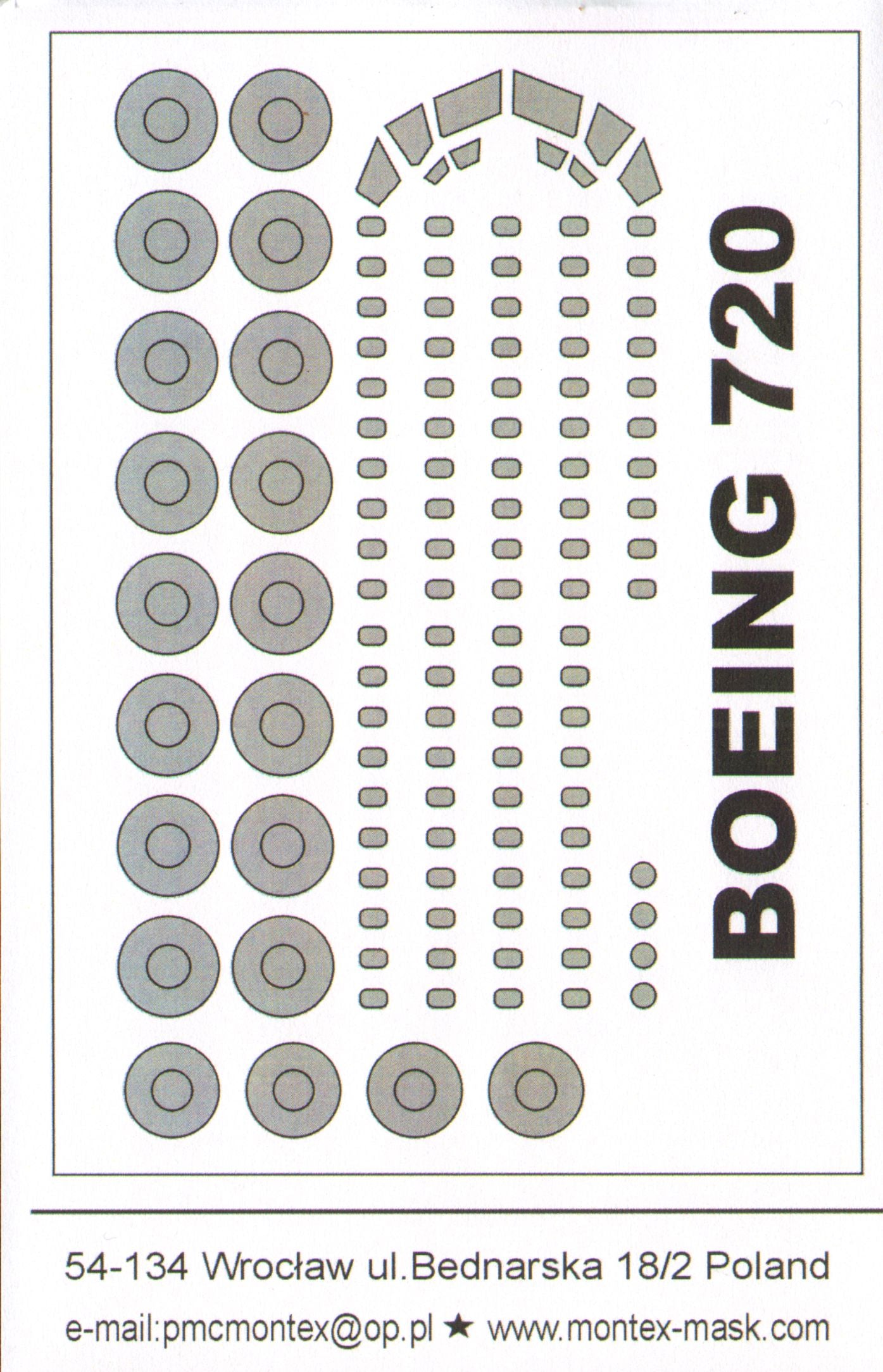 Montex MXSM14402 1:144 Boeing 720B