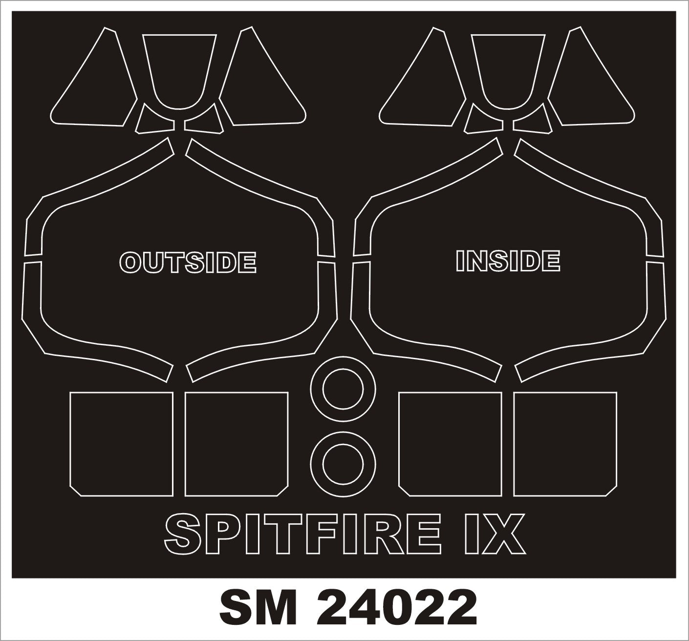 Montex MXSM24022 1:24 Supermarine SPITFIRE Mk.IXc