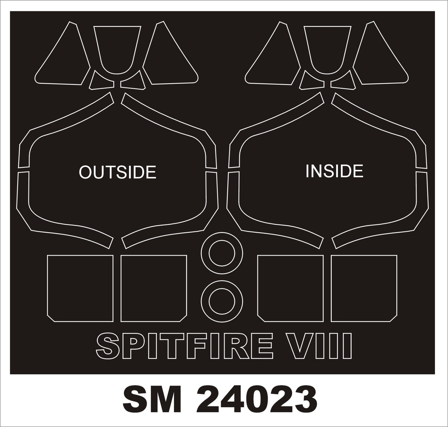 Montex MXSM24023 1:24 Supermarine Spitfire Mk.VIII