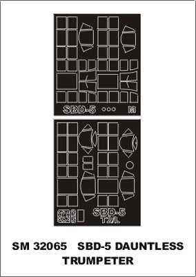 Montex MXSM32065 1:32 Douglas SBD-5 Dauntless canopy frame paint masks
