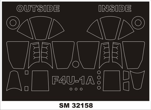 Montex MXSM32158 1:32 Vought F4U-1A Corsair
