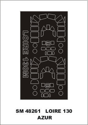 Montex MXSM48261 1:48 Loire 130M canopy frame paint masks