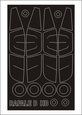 Montex MXSM48275 1:48 Dassault Rafale B canopy frame paint masks