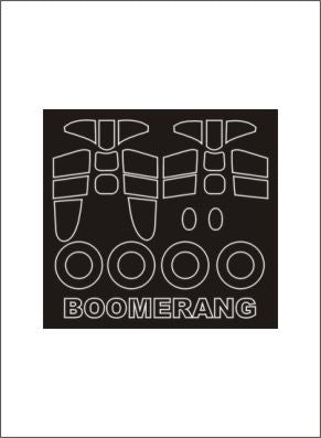 Montex MXSM48292 1:48 CAC CA-12 Boomerang canopy frame paint masks