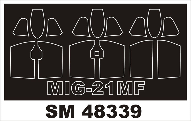 Montex MXSM48339 1:48 Mikoyan MiG-21 canopy frame paint masks