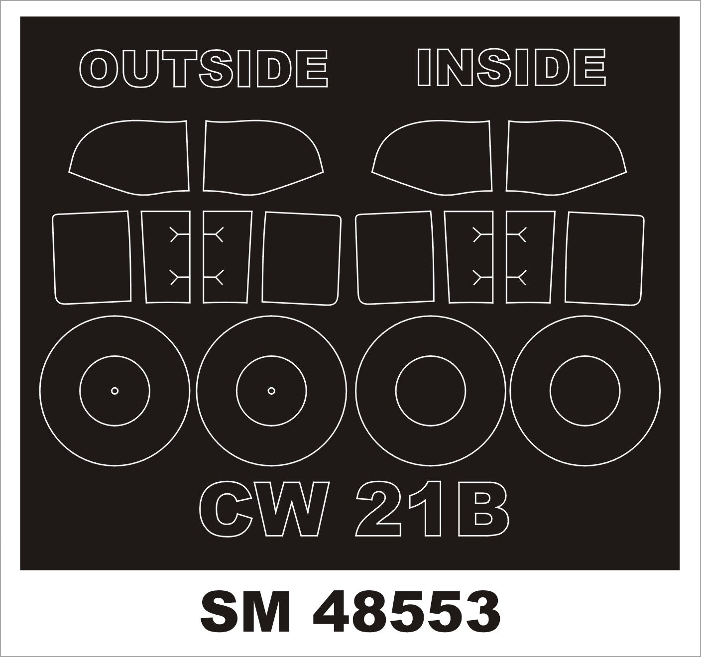Montex MXSM48553 1:48 Curtiss-Wright CW-21B