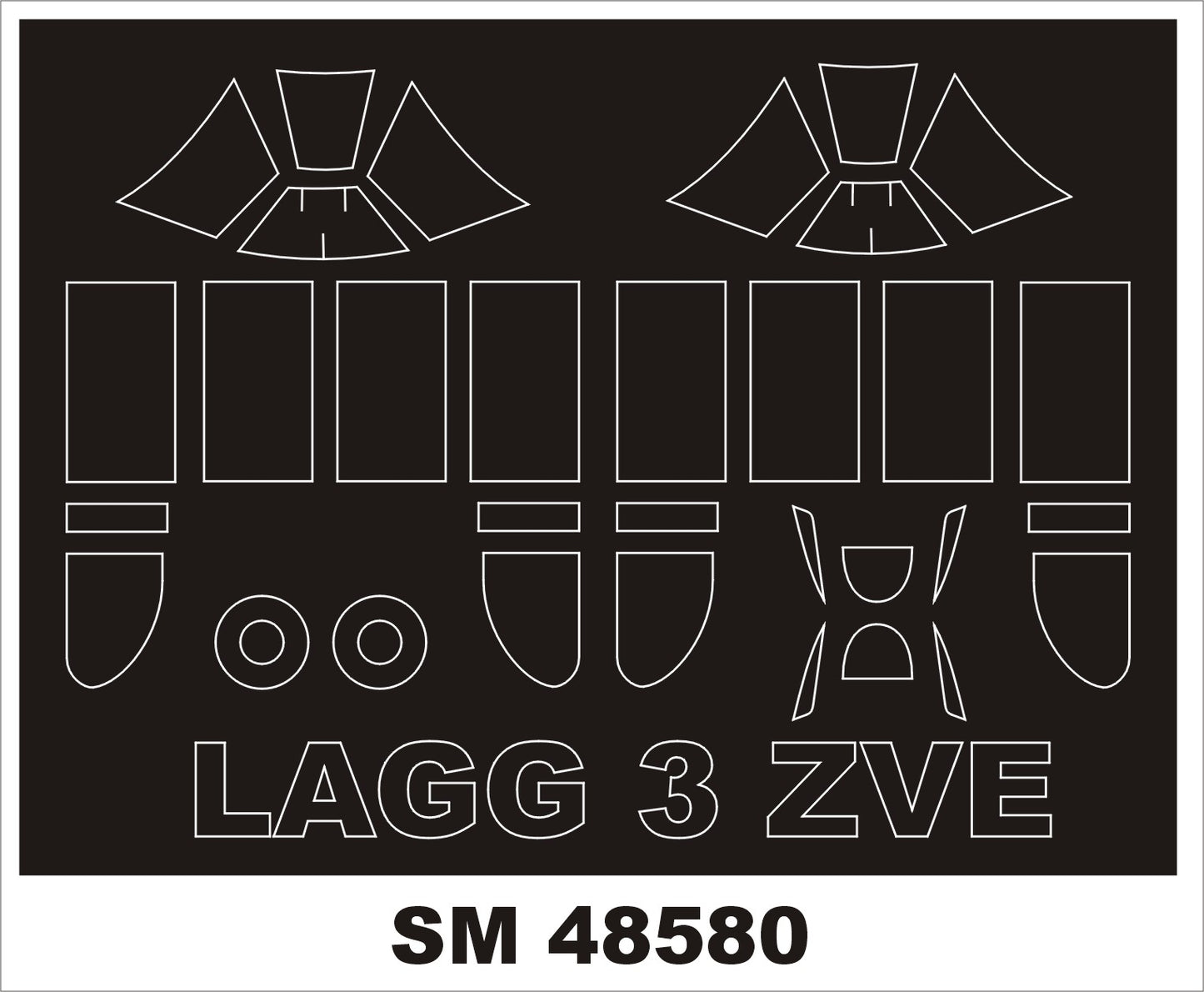Montex MXSM48580 1:48 Lavochkin LaGG-3