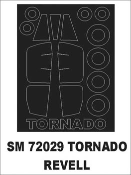 Montex MXSM72029 1:72 Panavia Tornado GR.1 canopy frame paint mask
