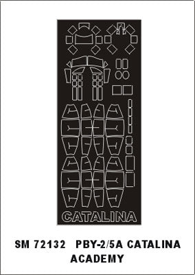 Montex MXSM72132 1:72 Consolidated PBY-2/PBY-5A Catalina canopy frame paint mask