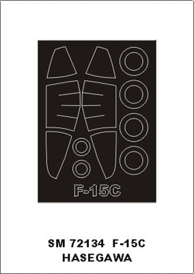 Montex MXSM72134 1:72 McDonnell F-15C Eagle canopy frame paint mask