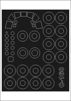 Montex MXSM72138 1:72 Transall C-160 canopy frame paint mask