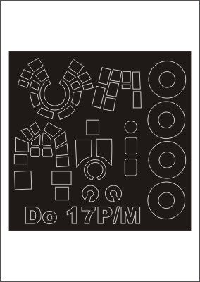 Montex MXSM72147 1:72 Dornier Do-17P/Do-17M canopy frame paint mask
