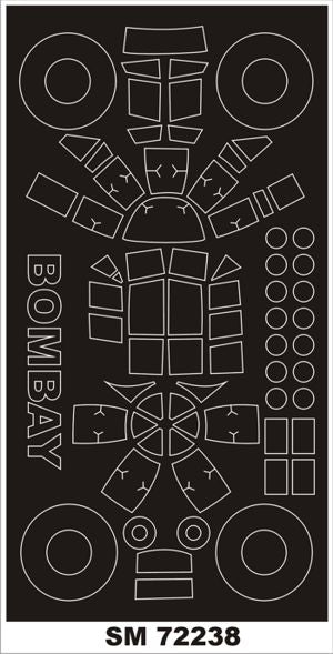 Montex MXSM72238 1:72 Bristol Bombay Mk.I